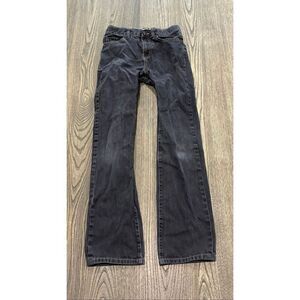 EST. 1989 Place Boys Youth Straight Slim Jeans Mid Rise Denim Black Size 14